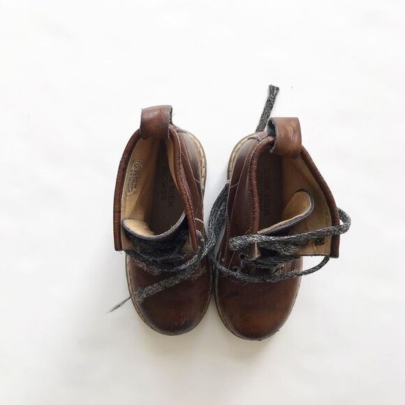 Boum Boum Brown weathered brown boots GUC size 26(9.5 US) - Picture 3 of 8